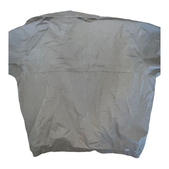 Columbia Mens Windbreaker Jacket Collar Lined Taupe Green XXL EUC - Picture 5 of 10